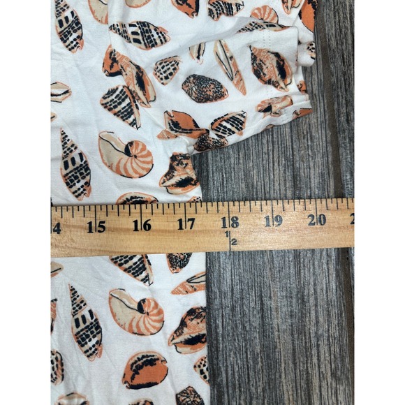 Kate Quinn Girls Size 9-10Y Seashell Print Short Sleeve T-Shirt White‎ - Picture 8 of 9